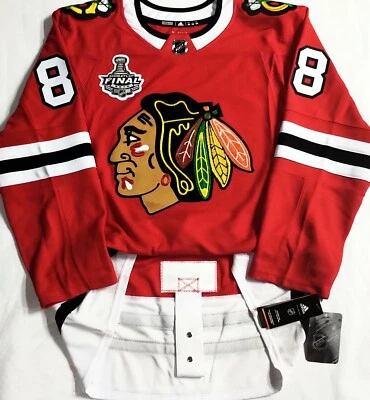PRO-52 PATRICK KANE 2010 STANLEY CUP PATCH BLACKHAWKS ADIDAS AUTHENTIC JERSEY - Image 1 of 4