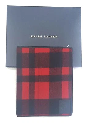 NWB Polo Ralph Lauren Red Buffalo Plaid Media / IPAD/ TABLET CASE 100% AUTHENTIC - Image 1 of 4