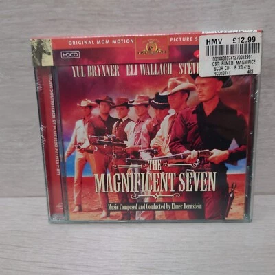 Elmer Bernstein - The Magnificent Seven - Deluxe Edition HDCD Ryko New Sealed  - Image 1 of 4