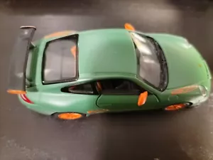 Porsche 911 GT3 RS pull back verde Kinsmart .Porte funzionanti. Esattamente come le foto - Foto 1 di 6