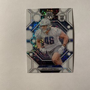 2023 Panini Mosaic Jack Campbell White Sparkle Prizm RC SSP