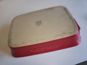 Sur La Table Auflaufform Keramik Porzellan Ofengeschirr Backformen Steingut rot - Bild 1 von 6