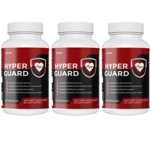 Hyper Guard Blood Support for Healthy Blood Levels & Heart Health - 3 Bottles - Picture 1 of 5