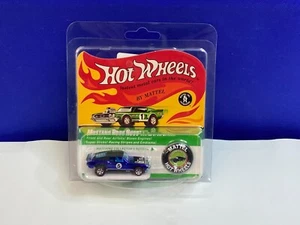 HOT WHEELS 2017 RLC EXCLUSIVE BLUE 1968 FORD MUSTANG BOSS HOSS W/PROTECTO #7527 - Picture 1 of 12