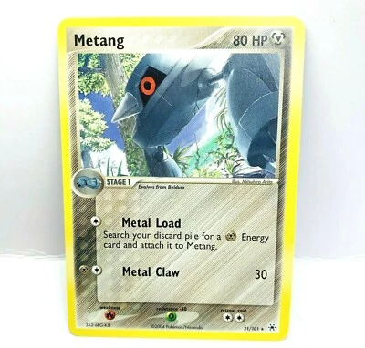 Metang 21/101 Rare EX Hidden Legends Pokemon Card - Image 1 of 4