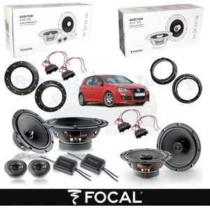 Coffers Speakers Front+Rear Focal Auditor ASE165+ACX165 for VW Golf V 5 - Picture 1 of 13