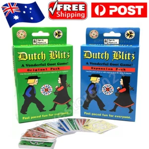 2 Pack Dutch Blitz Original Pack Expansion Pack Set Card Game Great Family Party - Picture 1 of 24