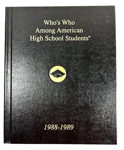 Who's Who Among American High School Students 1988-1989 Hardcover Buch - Bild 1 von 2