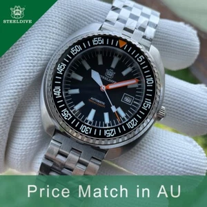 Steeldive SD1983, DS-3, NH35, AR Sapphire, Lume, 1000m Diver, 5-Link Bracelet - Picture 1 of 19