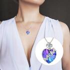 Mom Necklace Flower Heart Shaped Colorful Necklace Mother's Day Gift SLK