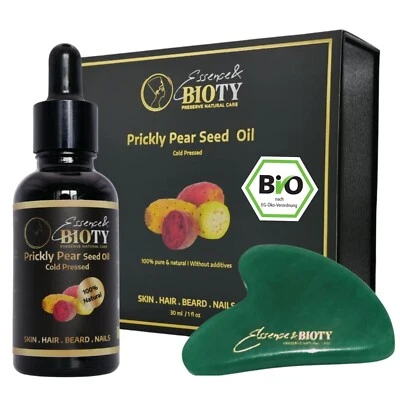 Kaktusfeigenkernöl Bio - Natürliche Pflege 100% rein & kaltgepresst. Anti-Aging, - Bild 1 von 4