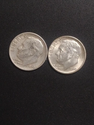 1960 P&D Roosevelt Dimes #2 Cover