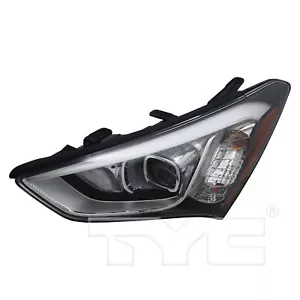 Headlight Assembly Left TYC For 2013-2016 Hyundai Santa Fe Sport Sport Utility - Picture 1 of 5