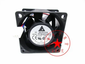  Delta  PFB0624SHE -F00 24V 0.28A 6CM 6038 3-wire inverter cooling fan - Picture 1 of 2