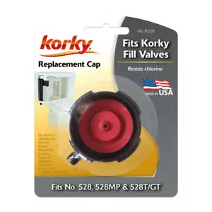 Tapa de repuesto OEM para válvulas de relleno de inodoro Korky 528, 528 MP, 528T/GT FABRICANTE DE EQUIPOS ORIGINALES - Imagen 1 de 1