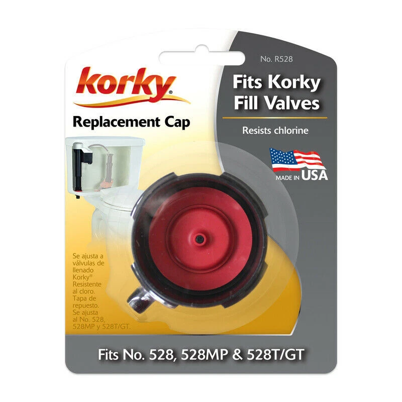Tapa de repuesto OEM para válvulas de llenado de inodoro Korky 528, 528 MP, 528T/GT OEM Foto 1 de 1