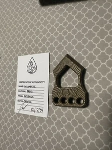 NEW JRW Accomplice Orbital Antique Brass w/ COA RARE EDC - Picture 1 of 5