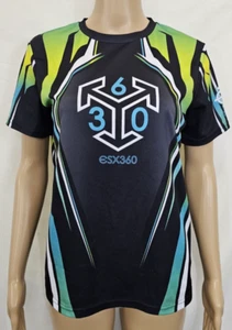 ESX 360 ESPORT GAMING GEAR Youth Shirt Size 18 Black, Green Short Sleeve Tee - Picture 1 of 14
