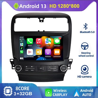Android Car Radio Stereo for Acura TSX 2004-2008 Receiver Touch Screen Carplay - Image 1 of 4