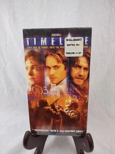Timeline VHS Scifi Time-Travel Paul Walker 2004 Sealed - Picture 1 of 3