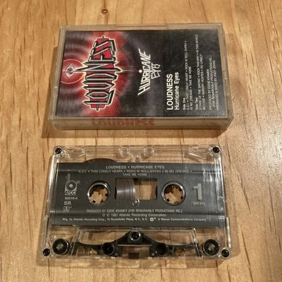 Loudness - Hurricane Eyes CASSETTE TAPE 1st US issue anthem judas priest accept - Image 1 of 3