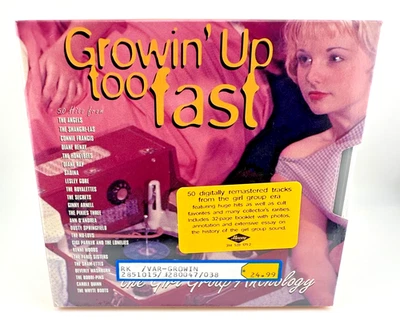 Growin' Up Too Fast: The Girl Group Anthology by Various [NEW CD, 1996] SEALED Foto 1 de 4
