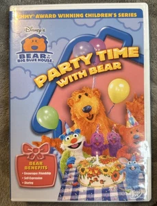 Bear In The Big Blue House DVD Party Time With Bear Noel MacNeal Disney Rare OOP - Picture 1 of 3