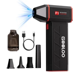 F1 Compressed Air Duster,4 Gear 160000RPM Electric Air Duster, Rechargeable C... - Picture 1 of 8