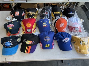 (Posten von 15) 2007-2008 NASCAR Hüte-alle neu aus altem Lagerbestand neu mit Etikett Martin, Harvick, Stewart - Bild 1 von 18