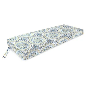 47 in. L x 17 in. W x 3 in. T Outdoor Bench Cushion in Castille Multicolor - Picture 1 of 8