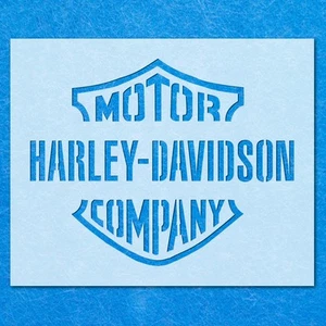 Harly Davidson Logo Schablone, Mylar Airbrush Malerei Wandbild Basteln - Bild 1 von 30