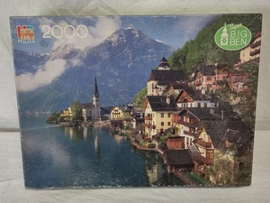 VTG MB Super Big Ben 2000 Piece Jigsaw Puzzle -Hallstatt, Austria 4565-10 SEALED - Picture 1 of 8