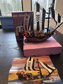 Vintage Lego 6268 Pirates ship Renegade Runner Complete Box Insert Inst
