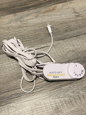 Genuine OEM BIDDEFORD TC13BA Electric Blanket Dual Controller 130 Watts 4 PRONG - Image 1 of 3