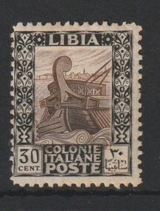 1926 LIBIA PICTÓRICA 30 c. SIN FILIGRANA D. 11 - MLH MF126588 - Imagen 1 de 2