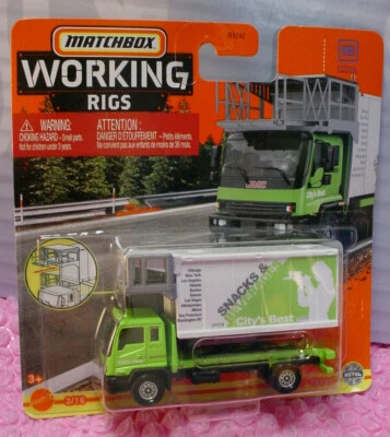 2022 Matchbox Working Rigs GMC T8500 3/16☆ green cab;white box; "City's Best" - Image 1 of 3