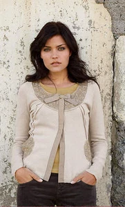 S M Rare 2008 Anthropologie Lace "Faded Shade Cardigan" Sweater - Picture 1 of 8