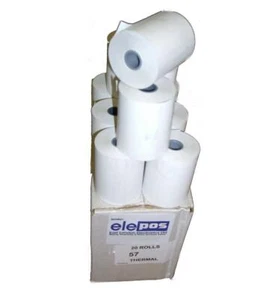 Rollos térmicos para caja registradora Sam4s SER-7000 SER7000 SER-7040 SER7040 - 20 rollos - Imagen 1 de 3