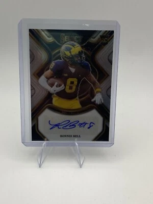 2023 Panini Select Draft Picks - Rookie Signatures #RS-RBE Ronnie Bell (AU, RC) - Image 1 of 2