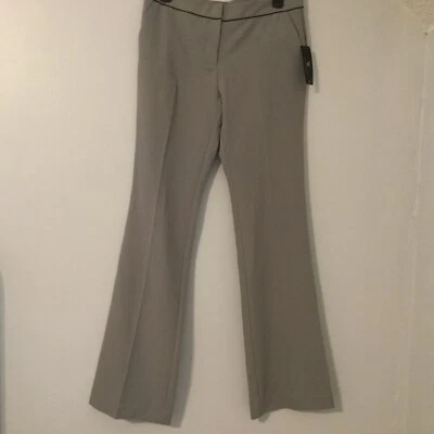 Pantalones Worthington Para Mujer Talla 4 Gris Trabajo Carrera Corte Bota Pierna Ancha Nuevos con Etiquetas Foto 1 de 4