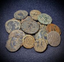 THREE RANDOM ANCIENT ROMAN BRONZE COINS - 1500+ YEARS OLD