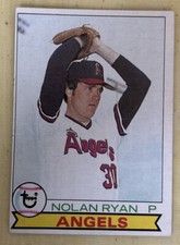 1979 Topps Nolan Ryan Baseball Card #115 Angels HOF Pitcher VG O/C