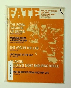 Fate Magazine June 1971 UFO Atlantis Phantom Ship - Picture 1 of 2