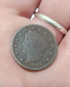 1903 liberty head v nickel - Picture 1 of 2