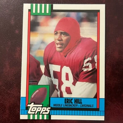 1990 Topps TIFFANY Set ERIC HILL #432 PHOENIX CARDINALS ** MINT ** HIGH GRADE - Image 1 of 2