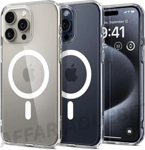 Cover Compatibile con iPhone 16 Pro Max iPhone 16 Pro MagFit trasparente spigen - Imagen 1 de 6