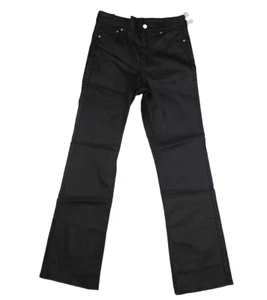H&M Bootcut Slim Fit High Waist Black 5 Pocket Cotton Denim Stretch Jean Women 4 - Picture 1 of 13