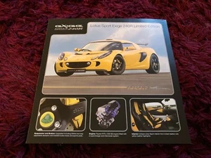 Lotus Sport Exige 240R Ltd. Edition Brochure / Leaflet 2005 - UK Issue RARE - Picture 1 of 1