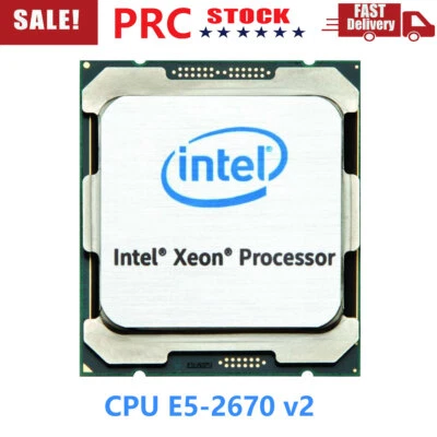 Intel Xeon E5-2670 V2 2.5GHz 25MB L3 10 Core 8GT/s LGA 2011 Server CPU Processor - Image 1 of 4