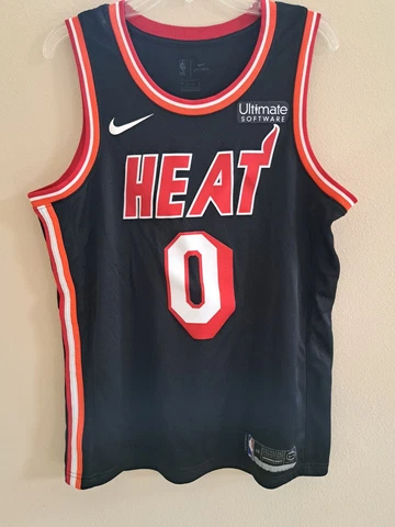 Nike Josh Richardson Miami Heat 2017-18 Classic Swingman NBA Jersey Black 48 L Cover